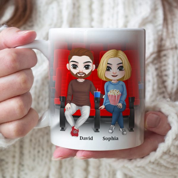 I'm So Happy You Popped Into My Life Personalized Coffee Mug, Couple Gift