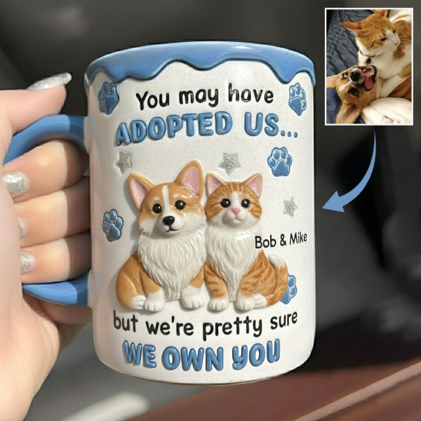 I'm Sure I Own You - Personalized Accent Mug - Gift For Pet Lovers HH01 I'm Sure I Own You - Personalized Accent Mug - Gift For Pet Lovers HH01