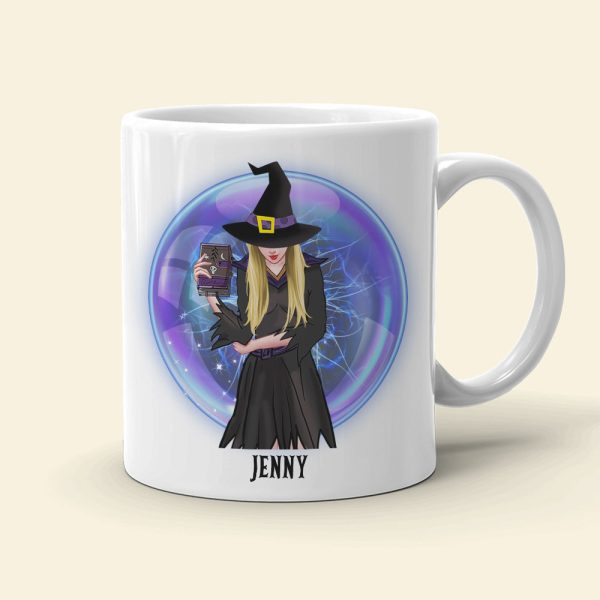 I'm The Crazy Witch Personalized Coffee Mug, Gift For Witch Lover I'm The Crazy Witch Personalized Coffee Mug, Gift For Witch Lover