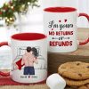 I'm Yours No Returns Of Refunds - Personalized Couple Tumbler - Gift For Couple