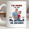 I'm Yours No Returns Or Refunds Cartoon Couple Design - Personalized Custom Coffee Mug - CPL1353_MG I'm Yours No Returns Or Refunds Cartoon Couple Design - Personalized Custom Coffee Mug - CPL1353_MG