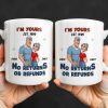 I'm Yours No Returns Or Refunds Cartoon Couple Design - Personalized Custom Coffee Mug - CPL1353_MG I'm Yours No Returns Or Refunds Cartoon Couple Design - Personalized Custom Coffee Mug - CPL1353_MG