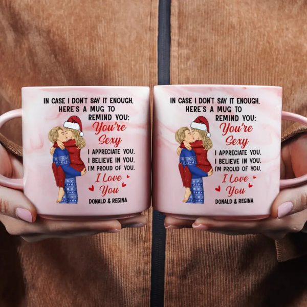 In Case I Don't Say It Enough Couples - Personalized Marble Mug In Case I Don't Say It Enough Couples - Personalized Marble Mug