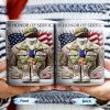 In Honor Of Service, Military Uniform and U.S. Flag - Personalized Custom Coffee Mug - GRAD280_MG In Honor Of Service, Military Uniform and U.S. Flag - Personalized Custom Coffee Mug - GRAD280_MG