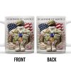 In Honor Of Service, Military Uniform and U.S. Flag - Personalized Custom Coffee Mug - GRAD280_MG In Honor Of Service, Military Uniform and U.S. Flag - Personalized Custom Coffee Mug - GRAD280_MG