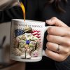 In Honor Of Service, Military Uniform and U.S. Flag - Personalized Custom Coffee Mug - GRAD280_MG In Honor Of Service, Military Uniform and U.S. Flag - Personalized Custom Coffee Mug - GRAD280_MG