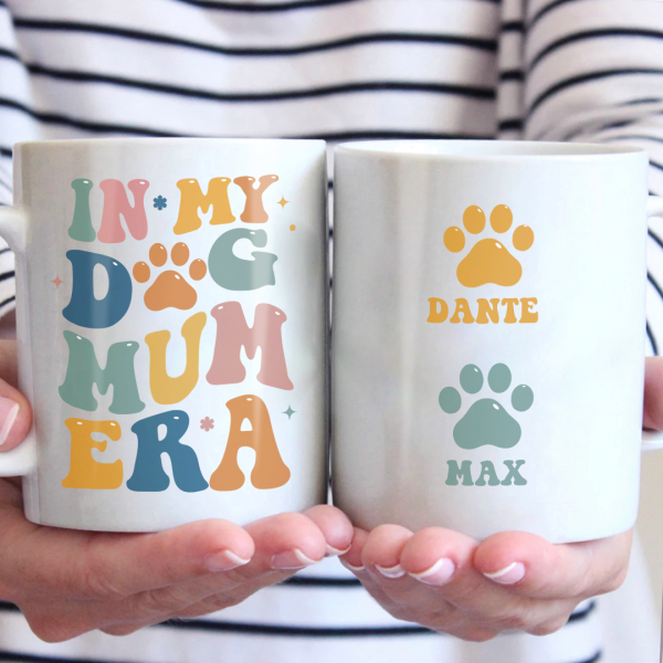 In My Cat Mom Era - Dog & Cat Personalized Custom Mug - Gift For Pet Owners, Pet Lovers In My Cat Mom Era - Dog & Cat Personalized Custom Mug - Gift For Pet Owners, Pet Lovers