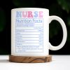 In My Nurse Era, Nurse Nutrition Facts, Nurse Cap And Medical Symbols - Personalized Custom Coffee Mug - NUR013_MG In My Nurse Era, Nurse Nutrition Facts, Nurse Cap And Medical Symbols - Personalized Custom Coffee Mug - NUR013_MG