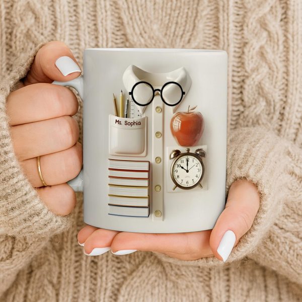 Inspire The Educator Within You - Personalized Custom Coffee Mug - TEACH063_MG