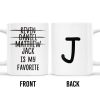 Is My Favorite Custom Coffee Mug - Personalized Custom Coffee Mug - FAM244_MG
