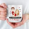 It Started With A Message - Couple Personalized Custom Mug - Christmas Gift For Husband Wife, Anniversary It Started With A Message - Couple Personalized Custom Mug - Christmas Gift For Husband Wife, Anniversary
