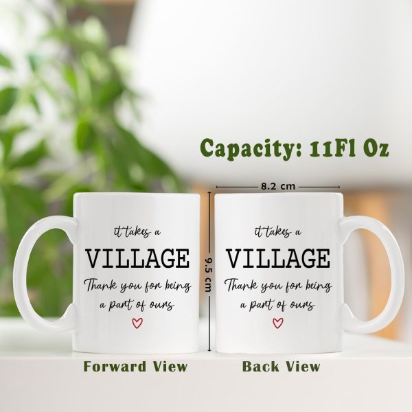 It Takes a Village Thank You for Being Part of Ours Coffee Mug Appreciation Gift It Takes a Village Thank You for Being Part of Ours Coffee Mug Appreciation Gift