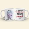 It Turns Out I Like You More Than I Originally Planned, Old Couple White Mug