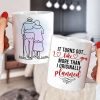 It Turns Out I Like You More Than I Originally Planned, Old Couple White Mug