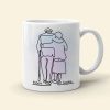 It Turns Out I Like You More Than I Originally Planned, Old Couple White Mug