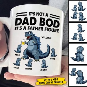 It's A Father Figure, Not A Dad Bod - Gift For Dad - Personalized Mug