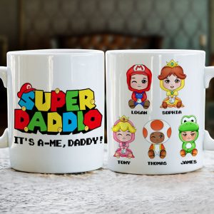 It's A-Me, Daddy, Personalized Mug, Gift For Family, 03huti220523ha