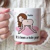It's Been A-Hole Year Personalized Mug, Gift For Couple, Couple Anniversary Gift, Funny Couple Mug