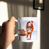 It's Either Serial Killer Documentaries Or Christmas Movies I Either Sleighin' Or Slayin', Black Night Girl White Mug It's Either Serial Killer Documentaries Or Christmas Movies I Either Sleighin' Or Slayin', Black Night Girl White Mug