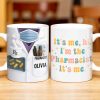 It's Me, Hi. I'm The Pharmacist. It's Me, Pharmacist Lab Coat and Medical Tools - Personalized Custom Coffee Mug - GRAD310_MG It's Me, Hi. I'm The Pharmacist. It's Me, Pharmacist Lab Coat and Medical Tools - Personalized Custom Coffee Mug - GRAD310_MG