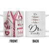 It's Miss Mrs Ms Dr. Actually, Medical Coat and Stethoscope - Personalized Custom Coffee Mug - DOC016_MG