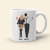 It's Not Easy Being My Wife's/Husband's Arm Candy Personalized Couple Mug, Gift For Couple