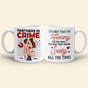 It's Not That I'm Horny All The Time - Personalized Couple Mug - Gift For Couple
