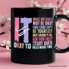 It's Okay To Mental Health Personalized Mug, Inspirational Self-Care Gift with Custom Name and Positive Affirmations It's Okay To Mental Health Personalized Mug, Inspirational Self-Care Gift with Custom Name and Positive Affirmations