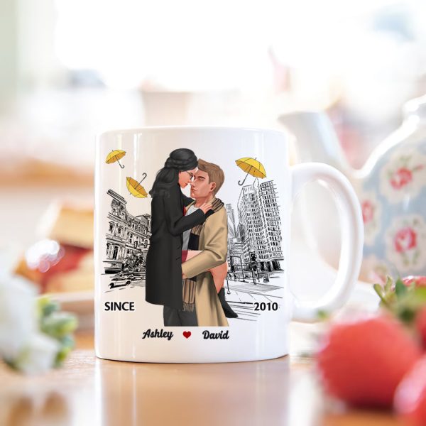 It's the story that got us here , Personalized White Mug for Couples It's the story that got us here , Personalized White Mug for Couples