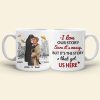 It's the story that got us here , Personalized White Mug for Couples It's the story that got us here , Personalized White Mug for Couples
