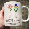 It's Who We Have in Life that Matters, Custom Birth Month Flower - Personalized Mug - Christmas Gift for Best Friends