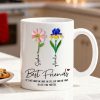 It's Who We Have in Life that Matters, Custom Birth Month Flower - Personalized Mug - Christmas Gift for Best Friends