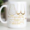 It's You And Me Babe, Older Couple Figures - Personalized Custom Coffee Mug - CPL1232_MG It's You And Me Babe, Older Couple Figures - Personalized Custom Coffee Mug - CPL1232_MG