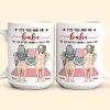 It's You And Me Babe Till The Bitter Wrinkly Saggy End Funny Gift For Couple - Personalized Mug