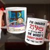 I've Endured Living With The World's Loudest Snorer, Couple Gift, Personalized Mug, Funny Couple Mug