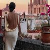 Ivory Satin Backless Maxi Dress Ivory Satin Backless Maxi Dress