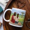 Jesus Lord, Please Keep Your Arm Around My Shoulder And Your Hand Over My Mouth - Personalized White Mug Jesus Lord, Please Keep Your Arm Around My Shoulder And Your Hand Over My Mouth - Personalized White Mug