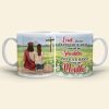 Jesus Lord, Please Keep Your Arm Around My Shoulder And Your Hand Over My Mouth - Personalized White Mug Jesus Lord, Please Keep Your Arm Around My Shoulder And Your Hand Over My Mouth - Personalized White Mug