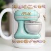 Just A Girl Who Loves Baking With Mixer And Cupcakes - Personalized Custom Coffee Mug - COOK030_MG Just A Girl Who Loves Baking With Mixer And Cupcakes - Personalized Custom Coffee Mug - COOK030_MG