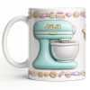 Just A Girl Who Loves Baking With Mixer And Cupcakes - Personalized Custom Coffee Mug - COOK030_MG Just A Girl Who Loves Baking With Mixer And Cupcakes - Personalized Custom Coffee Mug - COOK030_MG