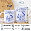 Just A Girl Who Loves Books And Dogs - Personalized White Edge-to-Edge Mug Just A Girl Who Loves Books And Dogs - Personalized White Edge-to-Edge Mug