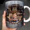 Just A Girl Who Loves Books And Reading - Personalized Custom Coffee Mug - BLV060_MG Just A Girl Who Loves Books And Reading - Personalized Custom Coffee Mug - BLV060_MG