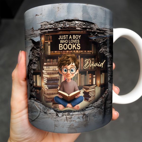 Just A Girl Who Loves Books And Reading - Personalized Custom Coffee Mug - BLV060_MG Just A Girl Who Loves Books And Reading - Personalized Custom Coffee Mug - BLV060_MG