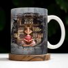 Just A Girl Who Loves Books And Reading - Personalized Custom Coffee Mug - BLV060_MG Just A Girl Who Loves Books And Reading - Personalized Custom Coffee Mug - BLV060_MG