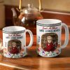 Just A Girl Who Loves Books Flower Garden - Personalized White Edge-to-Edge Mug Just A Girl Who Loves Books Flower Garden - Personalized White Edge-to-Edge Mug