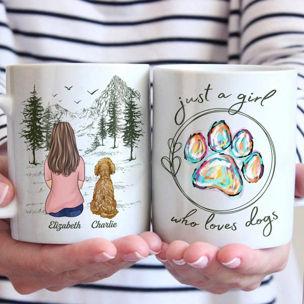 Just A Girl Who Loves Dogs - Dog Personalized Custom Mug - Gift For Pet Owners, Pet Lovers Just A Girl Who Loves Dogs - Dog Personalized Custom Mug - Gift For Pet Owners, Pet Lovers