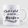 Just A Girl Who Loves Her Horse Personalized Coffee Mug