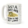 Just A Lonely Moth Looking For My Lamp Coffee Mug Just A Lonely Moth Looking For My Lamp Coffee Mug