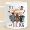 Just You, Me, And Wagging Tails - Couple Personalized Custom Mug - Gift For Husband Wife, Anniversary, Pet Owners, Pet Lovers Just You, Me, And Wagging Tails - Couple Personalized Custom Mug - Gift For Husband Wife, Anniversary, Pet Owners, Pet Lovers