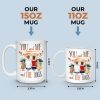 Just You, Me, And Wagging Tails - Couple Personalized Custom Mug - Gift For Husband Wife, Anniversary, Pet Owners, Pet Lovers Just You, Me, And Wagging Tails - Couple Personalized Custom Mug - Gift For Husband Wife, Anniversary, Pet Owners, Pet Lovers